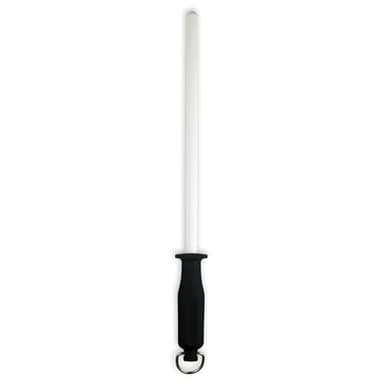 Messermeister 12” Ceramic Sharpening Rod - Knife Sharpener - Fine 1200 Grit - Ceramic Core, Large Sharpening Surface & Soft-Grip Handle