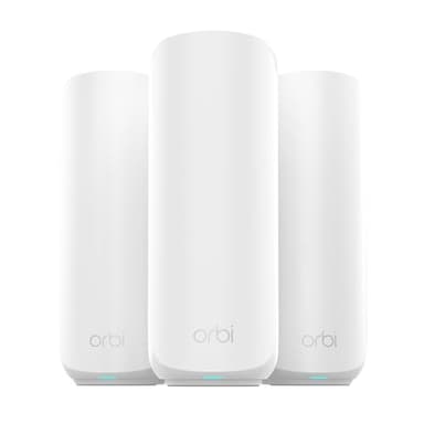 NETGEAR Orbi 370 Series WiFi 7 Mesh System, Up to 6,000 sq ft., 3 Pack