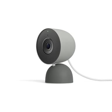 Google Nest Cam Indoor (Wired, 3rd Gen) - Security Camera with 2K Video and Gemini, Night Vision, 2-Way Audio, Works with Google Home - 2025 Model - Hazel