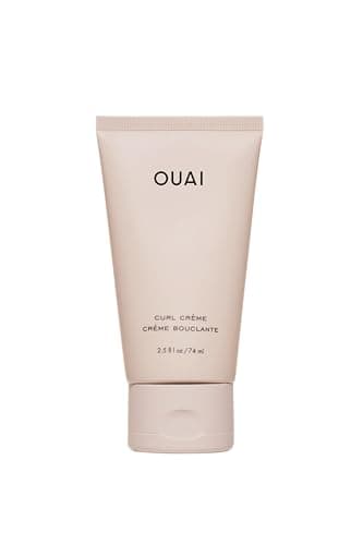 OUAI Travel Size Curl Cream - Curl Defining Cream with Chia & Linseed Oil - Enhances Definition, Hydration & Shine - Tames Frizz & Protects from Humidity - Curly Hair Products for Women (2.5 oz)