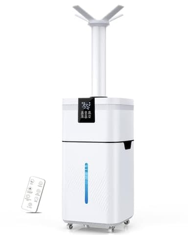 30L/7.93Gal Commercial Humidifier Large Room 4200 sq.ft, Whole House Humidifiers 3000ml/H Mist Output, Cool Mist Industrial Humidifiers for Home, Plants, Office, Warehouse, Greenhouse