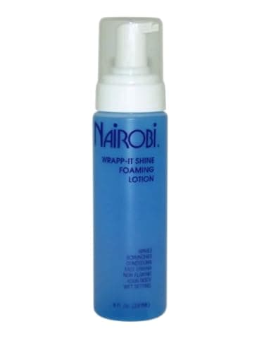 Wrapp-It Shine Foaming Lotion, 8 oz – For Relaxed & Natural Hair - Thermal Protection & Shine.