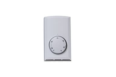 Cadet Double Pole Mechanical Wall Thermostat for Electric Heaters (Model: T522-W), 22 Amp, White