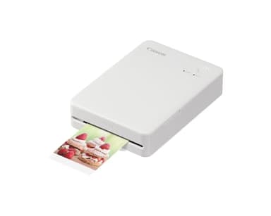 Canon SELPHY QX20 Wireless Compact Photo Printer, Dye‑Sublimation Color Printing, Prints 2.1x3.4/2.7x2.7 Card & Square Sizes, Built‑in Battery & Wi‑Fi, Portable Travel & Selfie Printer, White