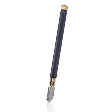 TOYO TC17B Glass Cutter | Brass Handled Supercutter | Straight Blade | Original Self Oiling Glasscutter | Made in Japan