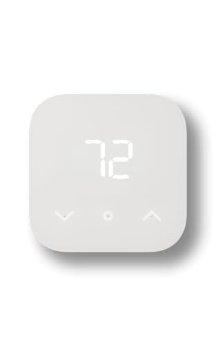 Amazon Smart Thermostat – Save money and energy - Works with Alexa and Ring - C-wire required