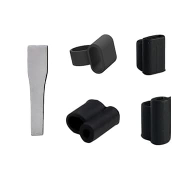 Universal Eyewear Tracker Accessory Kit, Adhesive Strip & Silicone Fasteners for Glasses Tracker, Eyewear Finder |Original OEM Kit [Does not Include The Dolphin Tracker]