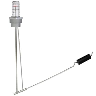 Oil Tank Gauge Fuel Oil Tank Level Gauge,Float Level Measure Compatible with Scully Signal Corp's Scul-Tel & for Intelli-Tank (Vertical) Depth from 42" to 44" Diameter,1-1/2" and 2" Male NPT Thread