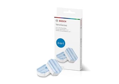 Bosch Original TCZ8002US Descaling Tablets, 3 Tablets Per Pack, 2-in-1 Eliminates Limescale and Protects Against Corrosion VeroCafe Fully Automatic Espresso Machines
