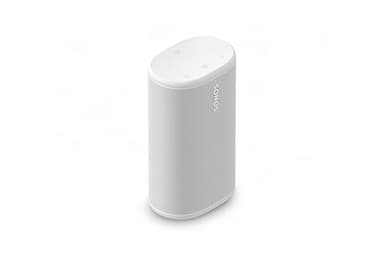 Sonos Play - Portable Bluetooth Speaker with WiFi, Alexa, 24-Hour Battery Life, Charging Base - White