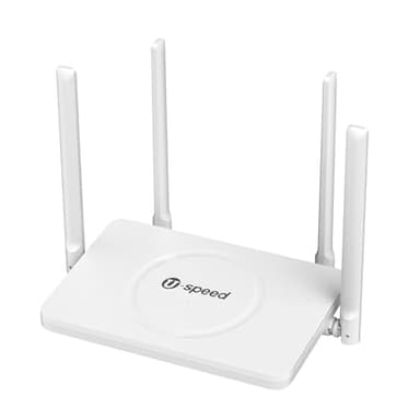 U-SPEED AC1200 WiFi Router Dual Band Wireless Internet Router, Speed Up to 1.2 Gbps, 4 x 1000 Mbps Gigabit Ethernet Ports, Bridge/Repeater Mode, Guest Network, IPV6, EasyMesh, Parental Controls