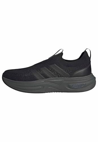 adidas Men's Cloudfoam Cuxxion - Sock, Black/Carbon/Grey, 13