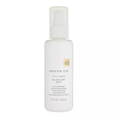 Kristin Ess Hydrating Heat Protection Spray for Hair - Blow Dry Frizz Control + Shine Enhancing -Anti Humidity Thermal Heat Protectant Spray - Repair + Protect Hair Up to 450 Degrees - Pear Fragrance