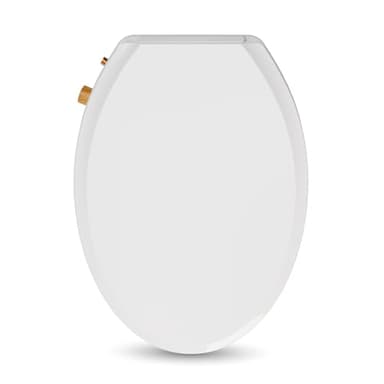 VOVO Nature 7 Non-electric Bidet Toilet Seat, Fits Elongated Toilets, Ambient Water Temperature, Easy Installation - White