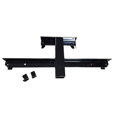 Evolution Golf Cart Hitch - D5 Ranger & D5 Maverick Receiver Kit - Heavy Duty Rear Hitch for Golf Cart Towing, Rear Seat or Trailer Use - High Strength Steel Build & Universal Fit | Black