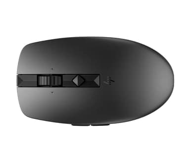 HP 710 Rechargeable Silent Mouse - for Computer or Laptop, Type USB-C Batteries - Multi-OS/Device Compatible - Bluetooth or 2.4 GHZ Dongle - 6 Programmable Buttons - Ambidextrous (6E6F2AA#ABL, Black)