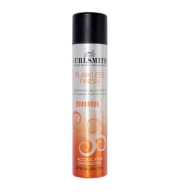 CURLSMITH - Flawless Finish Hairspray, Flexible Hold without Dryness, Alcohol Free, For Curly, Wavy and Coily Hair (10 oz)