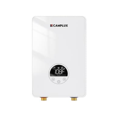 CAMPLUX Tankless Water Heater Electric 4.5kW 120V Undersink Instant Water Heater, Point-of-Use, Save Space for Sink Faucet, Wall Mounted LED Digital Display CSA Certified
