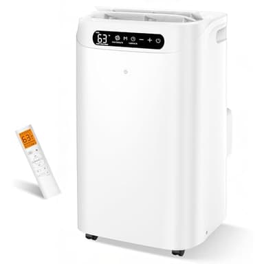 14000 BTU Portable Air Conditioners,Cools Up to 700 Sq.Ft, AC Unit with Cooling/Fan/Dehumidifier/Sleep Mode,Remote Control&Installation Kit, Portable AC for Large Rooms
