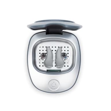 Lexie Electronic Hearing Aid Dryer - Dehumidifier that Removes Moisture to Extend Hearing Aids Lifespan - Equipped with UV Lamp Light Sanitizer for Cleaning & Drying OTC Devices