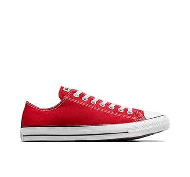 Converse Unisex Adult Chuck Taylor All Star Low Top, Red, 12 Womens/10 Mens