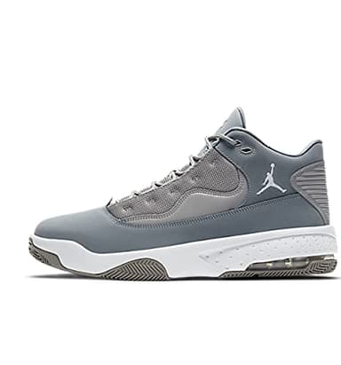 Nike Men's Jordan Max Aura 2 Basketball Shoe, Grey Medium Grey White Cool Grey, 11