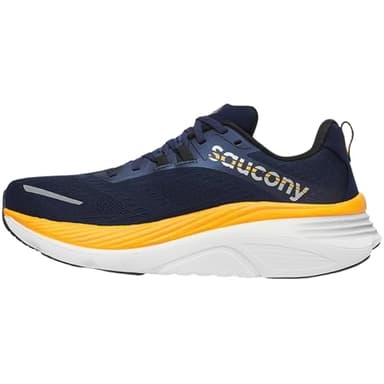 Saucony Men's Hurricane 24 Sneaker, Navy/Peel, 11