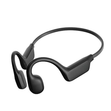 FANSAISI Bone Conduction Hearing Headphones, Bluetooth Open Ear Listening Headsets Earphones with Sound Collector for Conversations, 15H Long Working time for Daily Use