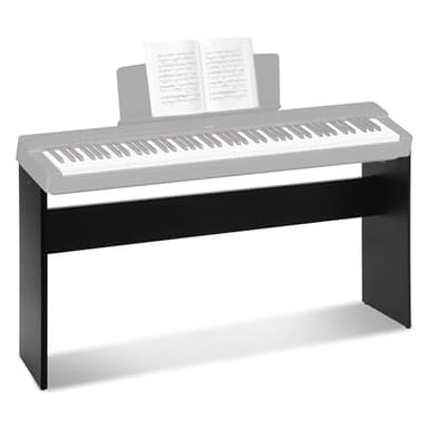 Aodyow L85 Piano Keyboard Stand,Wooden Furniture Keyboard Piano Stand for Adult Compatible for Yamaha P71/P45/P-125/P-128/P35 Digital Piano 88 Keys,Black