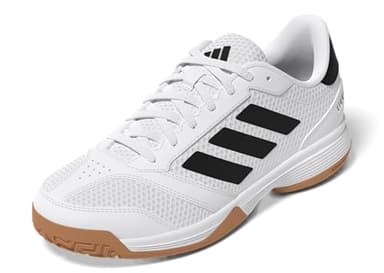 Adidas Unisex-Kids Ligra 8 Indoor Volleyball, White/Black/White, 6