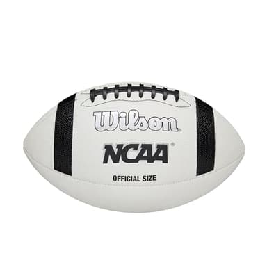 WILSON NCAA Classic Football - Official Size, White