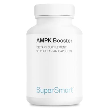 Supersmart - AMPK Booster - AMPK Metabolic Activator - with Berberine | Non-GMO & Gluten Free - 90 Vegetarian Capsules