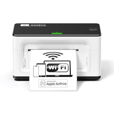 MUNBYN Wireless Wi-Fi Thermal Printer Shipping Label Printer, Compatible with AirPrint iPhone, iPad, MacOS, Android Windows Suit for Small Business, Etsy, Ebay, USPS, No Ink, Fast & Clear Printing