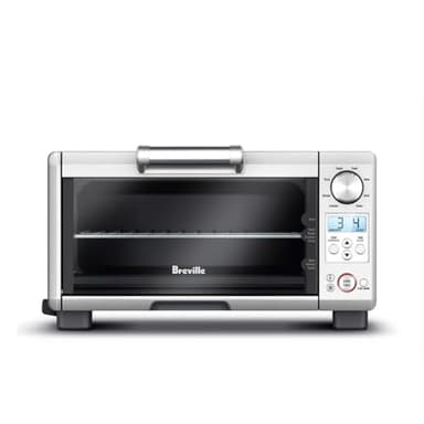 Breville BOV450XL Mini Smart Countertop Oven and Toaster Oven, Small, Brushed Stainless Steel