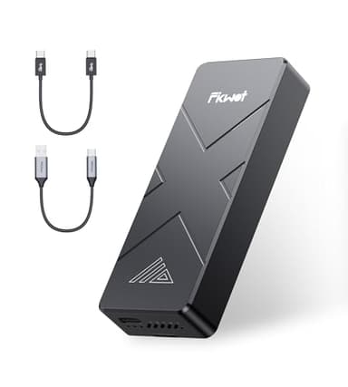 500GB External SSD, USB4 40Gbps Portable SSD 2TB with Cooling Fan, Up to 3700MB/s, External Solid State Drives Compatible with Mac mini, iPhone 15/16 Series, Tablets, MacBook, iPad, iMac, etc(FP110)