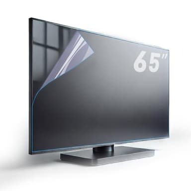 TYRHMY 65-Inch Anti-Glare TV Screen Protector with Blue Light Filter, Matte Finish for Reducing Glare, Controlling Reflections, and Enhancing TV Viewing Comfort (65" w1430*800mm)