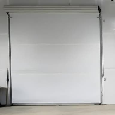 Warehouse Shop Storage Unit Commercial Industrial Building Roll Up Garage Door Insulation Kit White: Fits 10X10 Door (R8 / Waterproof / Weatherproof / Meets ASTM FIRE Codes)