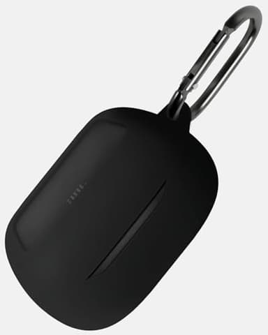 Geiomoo Silicone Case for JBL Live Beam 3, Buds 3, Flex 3, Protective Cover with Carabiner (Black)