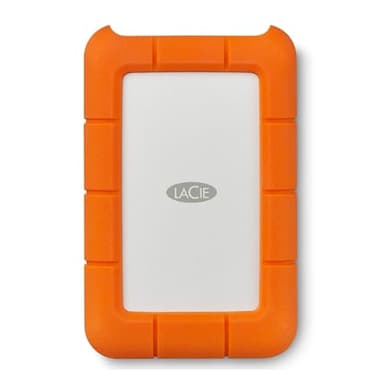 LaCie Rugged USB-C 2TB External Hard Drive Portable HDD – USB 3.0 compatible, Drop Shock Dust Rain Resistant, for Mac and PC Computer Desktop Workstation Laptop, 1 Month Adobe CC (STFR2000800)