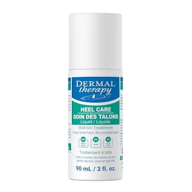 Dermal Therapy Heel Care Liquid Roll-On – Intensive Moisturizing & Repair for Cracked Heels, Dry & Rough Skin – Fast-Absorbing, Mess-Free Application – Hydrating Foot Care Treatment