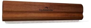 EquiGroomer 8-Inch Deshedding Brush for Horses and Large Shedding Dogs 50 lbs and Up (Golden Retriever, German Shepherd, Husky), Undercoat Grooming Tool, Removes Loose Hair and Fur, Natural Mahogany