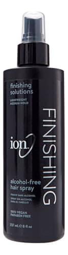 ion AlcoholFree Finishing Hair Spray, 8oz, Lightweight, Medium Hold, AntiFrizz Hairspray, Vegan