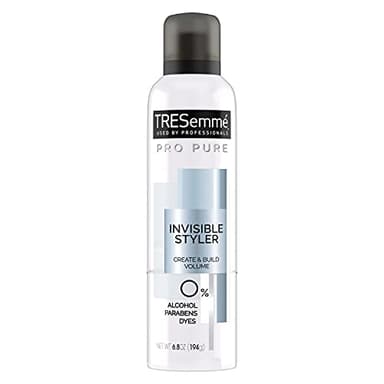 TRESemmé Pro Pure Invisible Styler For Hair Volume and Fine Hair Care Styling Hair Spray 0% Alcohol, Parabens, Dyes 6.8 oz