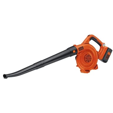 BLACK+DECKER Leaf Blower Cordless with Battery and Charger, POWERCOMMAND 40V MAX 90 CFM Variable Speed Up to 120 MPH, Battery Leaf Blower, Hard Surface and Yard Sweeper (LSW36)