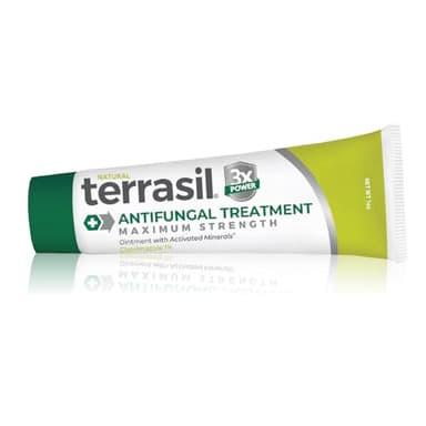 terrasil Clotrimazole Antifungal Cream, Relief for Fungal Yeast Infections, Jock Itch, Athletes Foot, Ringworm for Men & Women, Clinically Proven Treatment of Skin Fungus. FSA-HSA Eligible (1oz)
