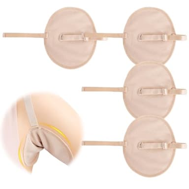 2 Pairs Armpit Sweat Pads, Reusable Underarm Pads for Sweating Women, Convenient Underarm Sweat Pads, Comfortable snd Breathable Arm Pit Sweat Guards