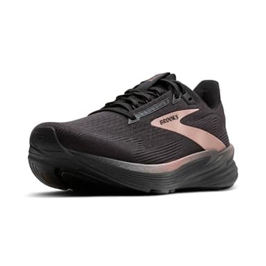 Brooks Women’s Revel 8 Neutral Running & Walking Shoe - Black/Black/Rose Gold - 6.5 Medium