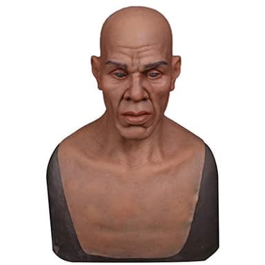 YIQI Silicone Realistic Man Face Silicone Mask for Cosplay Halloween Handmade Costumes Booker (Light Brown)