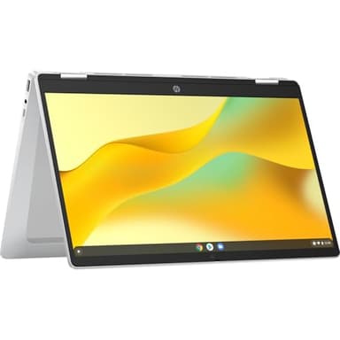 HP Chromebook x360 14b-cd0035cl 14 Inch FHD IPS 2 in 1 Touchscreen Laptop Convertible Intel Processor N200 8GB LPDDR5 RAM 128GB UFS Intel UHD Graphics 720p Webcam Backlit ChromeOS (Renewed)