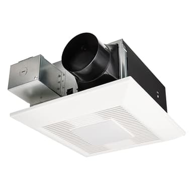 Panasonic WhisperFit Ceiling Mount Bathroom Exhaust Fan with Dimmable LED Light, 50-80-110 CFM, FV-0511VFL1